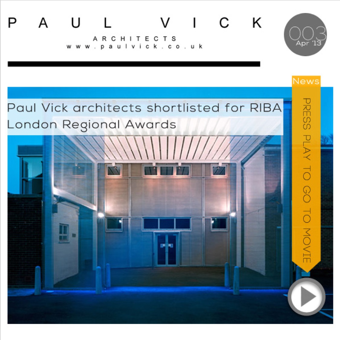 Paul Vick Newsletter
