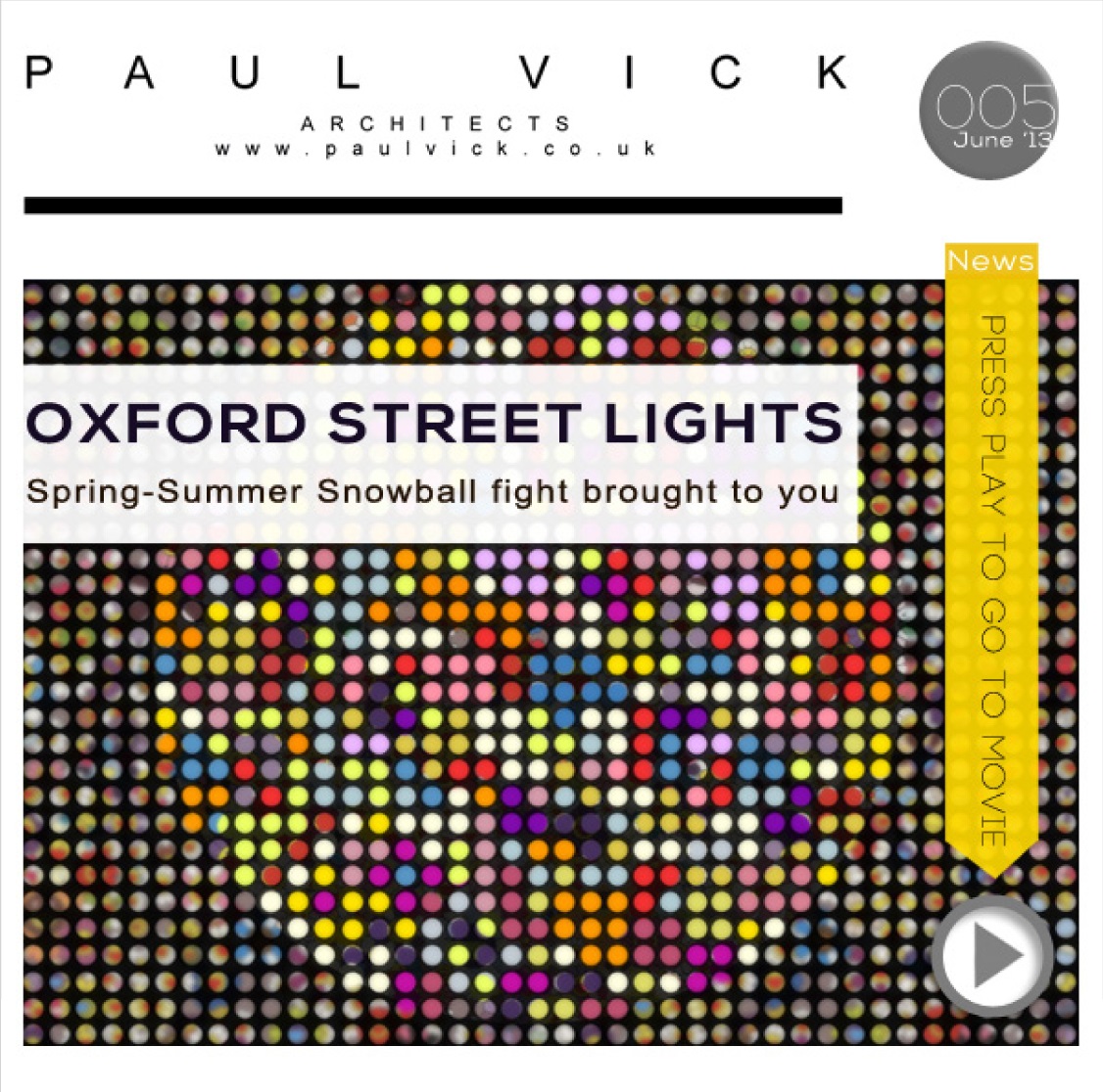 Paul Vick Newsletter