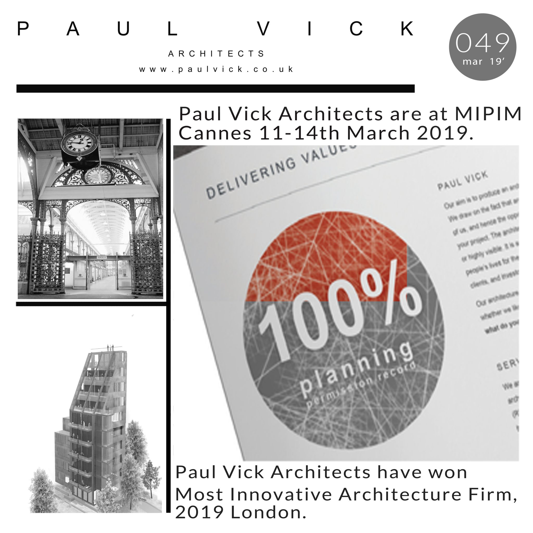 Paul Vick Newsletter